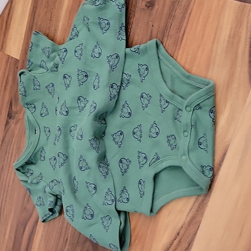 Star Wars Grogu Yoda frogs dress with built in bloomers green one eye - Picture 6 of 7